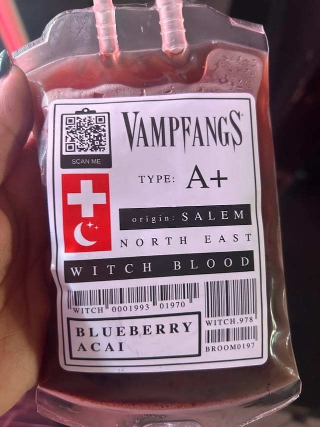 Vampfangs Witch blood.