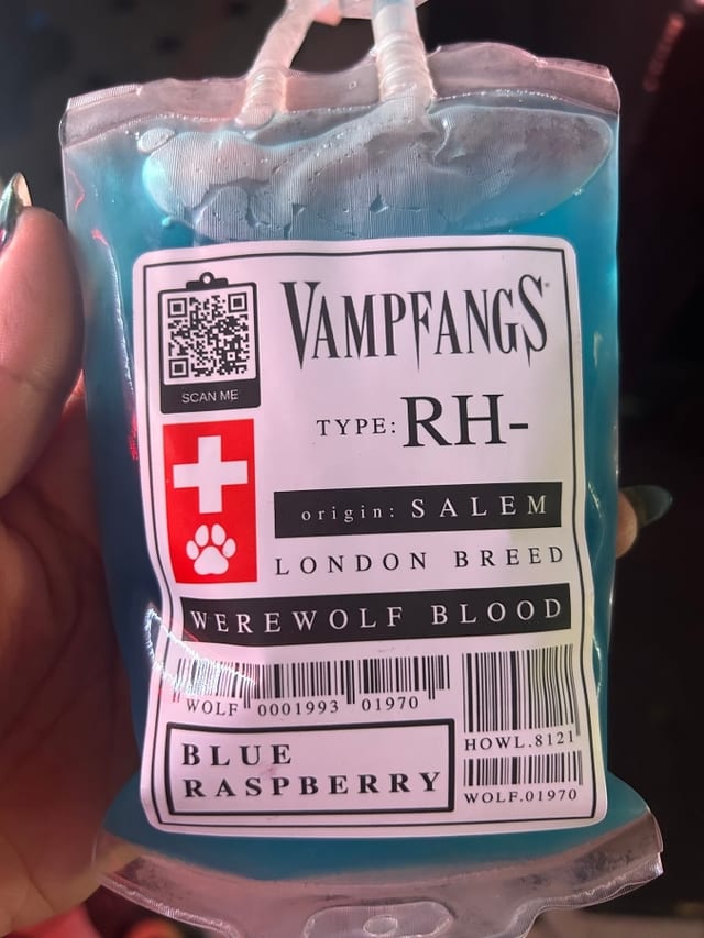 Vampfangs werewolf blood.