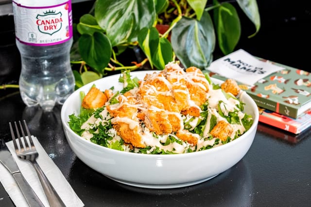 Chick'n Caesar Salad.
