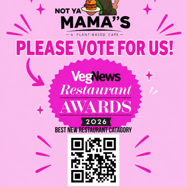 Vote for Us For Best New Vegan Restaurant 