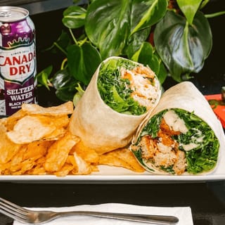 Buffalo Chick'n Caesar Wrap