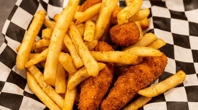 Kids Fingers and Fries.