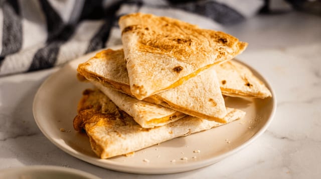 Cheese Quesadilla.