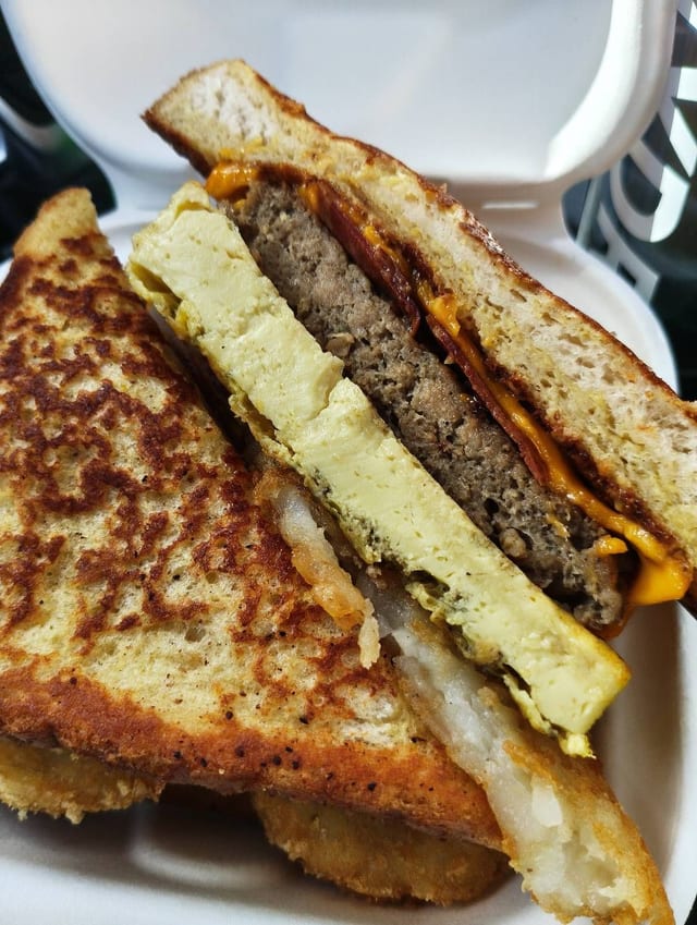 French Toast Breakfast Sandwich.