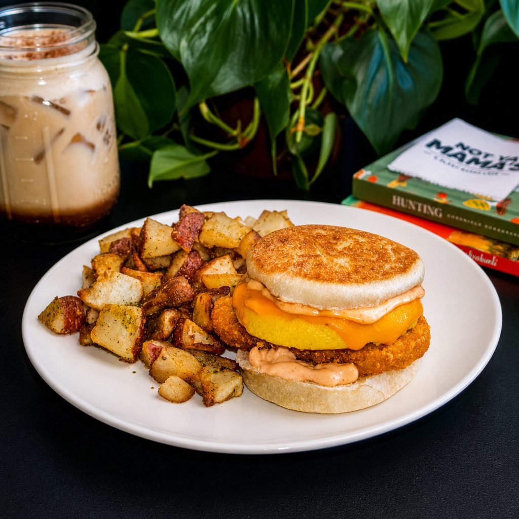 Egg n Cheese Breakfast Sandwich.