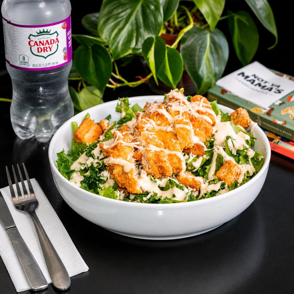 Chick'n Caesar Salad.