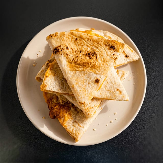 Cheese Quesadilla.