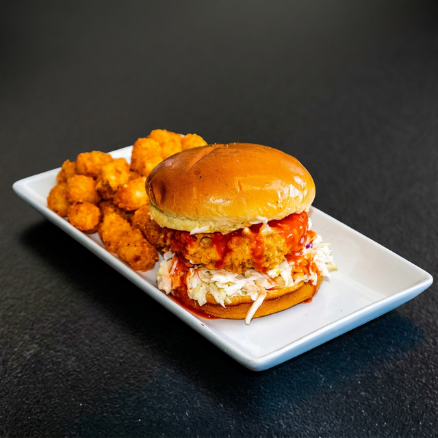 Buffalo Chick'n Sandwich.