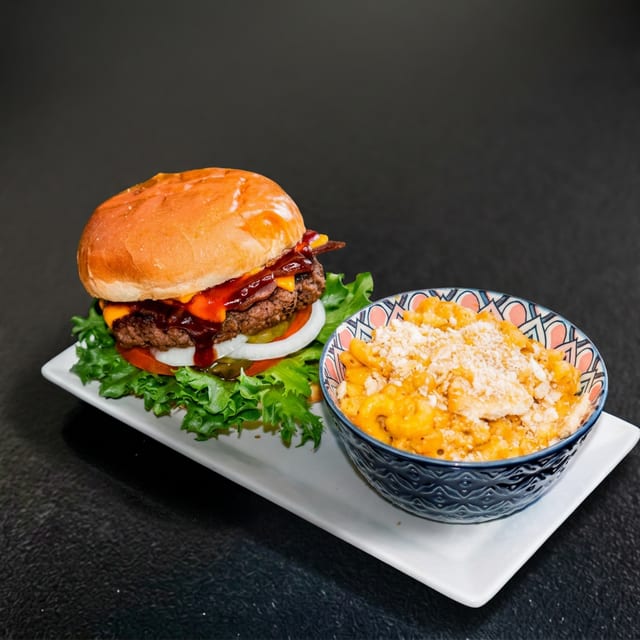 BBQ Bacon Burger.