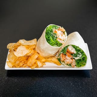 Buffalo Chick'n Caesar Wrap