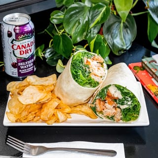 Buffalo Chick'n Caesar Wrap